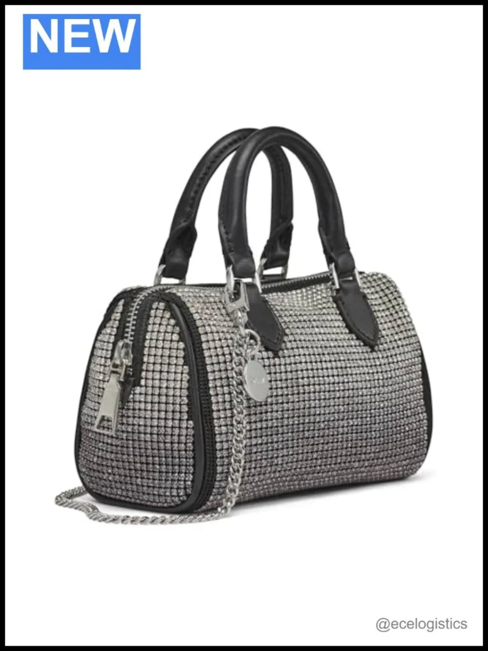 Faux Leather Small Satchel Crossbody Bag with Shoulder Strap
